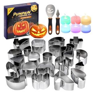 30 Pcs Halloween Pumpkin DIY Carving Kit
